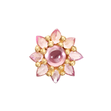 Pink Daisy Stud Earring - Made to Order